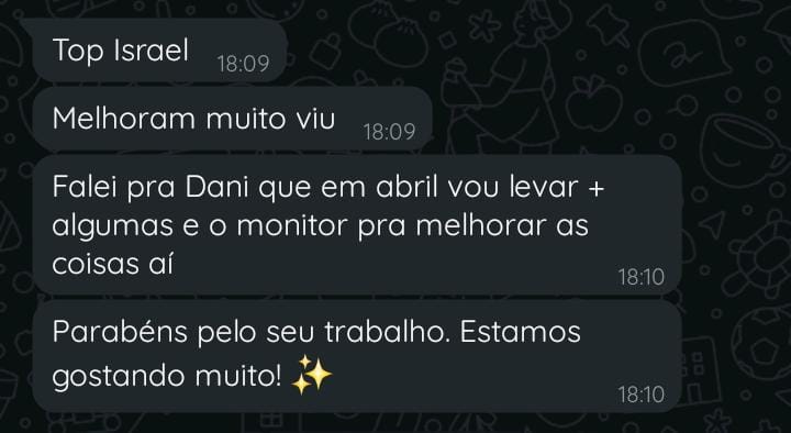 elogio de manutenção